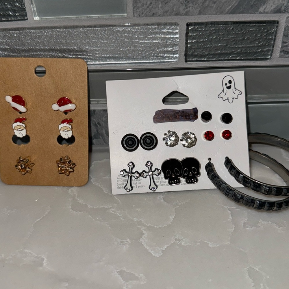 Bundle of holiday earrings